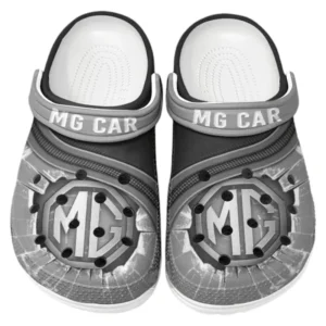 MG Crocs Clogs Männer Frauen, Geschenk für MG Fan CAR188032025165 - Grau