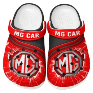 MG Crocs Clogs Männer Frauen, Geschenk für MG Fan CAR188032025165 - Rot