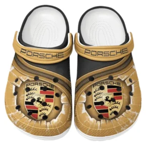 Porsche Crocs Clogs Männer Frauen, Geschenk für Porsche Fan CAR188032025167 - Gelb