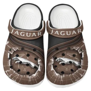 Jaguar Crocs Clogs Männer Frauen, Geschenk für Jaguar Fan CAR188032025168 - Braun