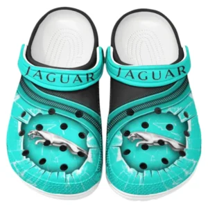 Jaguar Crocs Clogs Männer Frauen, Geschenk für Jaguar Fan CAR188032025168 - Cyan