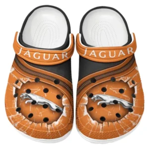 Jaguar Crocs Clogs Männer Frauen, Geschenk für Jaguar Fan CAR188032025168 - Orange