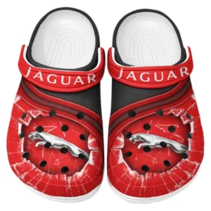 Jaguar Crocs Clogs Männer Frauen, Geschenk für Jaguar Fan CAR188032025168 - Rot