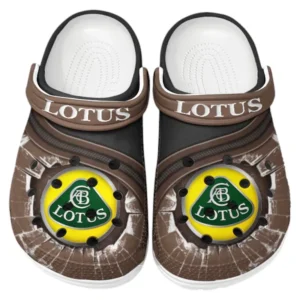 Lotus Car Crocs Clogs Männer Frauen, Geschenk für Lotus Car Fan CAR188032025173 - Braun