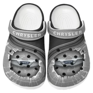 Chrysler Crocs Clogs Männer Frauen, Geschenk für Chrysler Fan CAR188032025174 - Grau