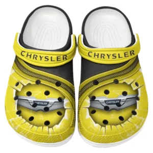 Chrysler Crocs Clogs Männer Frauen, Geschenk für Chrysler Fan CAR188032025174 - Gelb