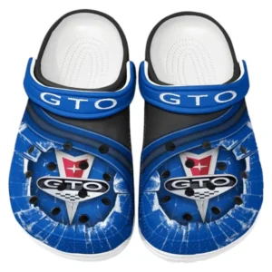 Pontiac GTO Crocs Clogs Männer Frauen, Geschenk für Pontiac GTO Fan CAR188032025176 - Blau