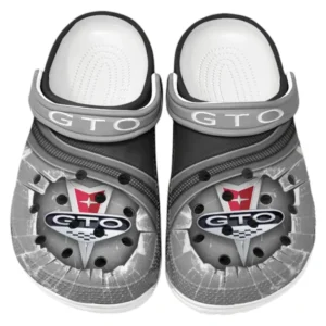 Pontiac GTO Crocs Clogs Männer Frauen, Geschenk für Pontiac GTO Fan CAR188032025176 - Grau