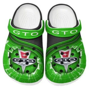 Pontiac GTO Crocs Clogs Männer Frauen, Geschenk für Pontiac GTO Fan CAR188032025176 - Grün