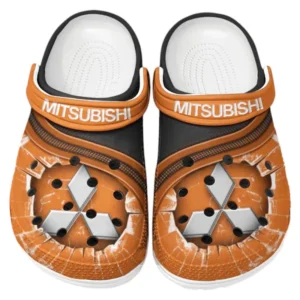 Mitsubishi Crocs Clogs Männer Frauen, Geschenk für Mitsubishi Fan CAR188032025177 - Orange