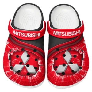 Mitsubishi Crocs Clogs Männer Frauen, Geschenk für Mitsubishi Fan CAR188032025177 - Rot