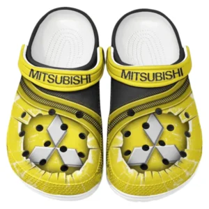 Mitsubishi Crocs Clogs Männer Frauen, Geschenk für Mitsubishi Fan CAR188032025177 - Gelb