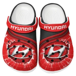Hyundai Crocs Clogs Männer Frauen, Geschenk für Hyundai Fan CAR188032025178 - Rot