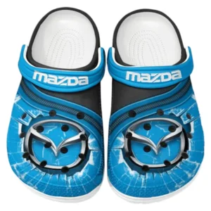 Mazda Crocs Clogs Männer Frauen, Geschenk für Mazda Fan CAR188032025179 - Blau
