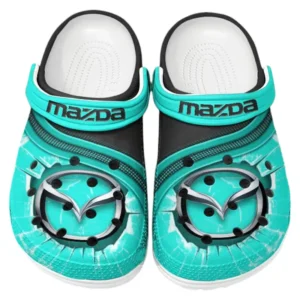 Mazda Crocs Clogs Männer Frauen, Geschenk für Mazda Fan CAR188032025179 - Cyan