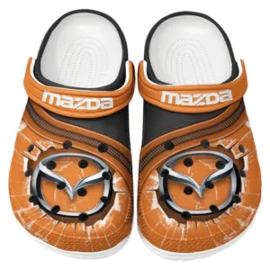 Mazda Crocs Clogs Männer Frauen, Geschenk für Mazda Fan CAR188032025179 - Orange