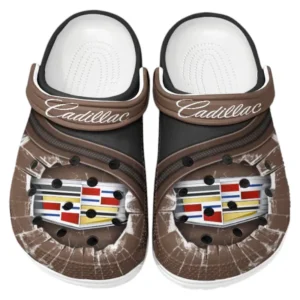 Cadillac Crocs Clogs Männer Frauen, Geschenk für Cadillac Fan CAR188032025180 - Braun