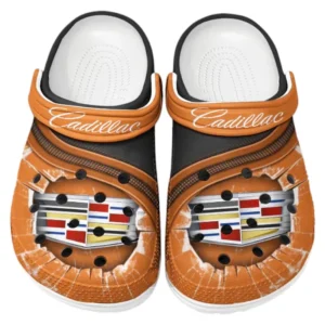 Cadillac Crocs Clogs Männer Frauen, Geschenk für Cadillac Fan CAR188032025180 - Orange