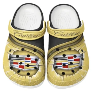 Cadillac Crocs Clogs Männer Frauen, Geschenk für Cadillac Fan CAR188032025180 - Gelb
