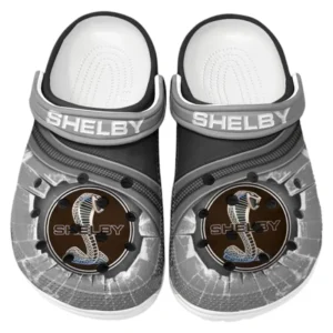 Shelby Crocs Clogs Männer Frauen, Geschenk für Shelby Fan CAR188032025181 - Grau