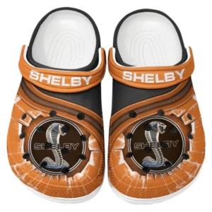Shelby Crocs Clogs Männer Frauen, Geschenk für Shelby Fan CAR188032025181 - Orange