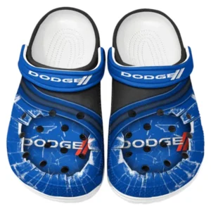 Dodge Crocs Clogs Männer Frauen, Geschenk für Dodge Fan CAR188032025182 - Blau