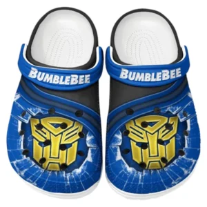 Bumblebee Crocs Clogs Männer Frauen, Geschenk für Bumblebee Fan CAR188032025183 - Blau