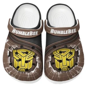 Bumblebee Crocs Clogs Männer Frauen, Geschenk für Bumblebee Fan CAR188032025183 - Braun