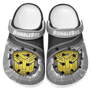 Bumblebee Crocs Clogs Männer Frauen, Geschenk für Bumblebee Fan CAR188032025183 - Grau
