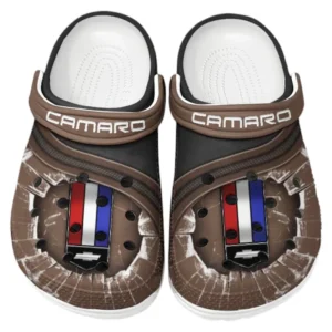 Chevrolet Camaro Crocs Clogs Männer Frauen, Geschenk für Chevrolet Camaro Fan CAR188032025184 - Braun