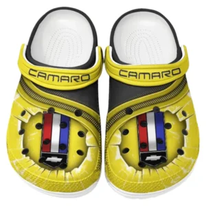 Chevrolet Camaro Crocs Clogs Männer Frauen, Geschenk für Chevrolet Camaro Fan CAR188032025184 - Gelb