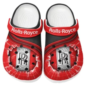 Rolls Royce Crocs Clogs Männer Frauen, Geschenk für Rolls Royce Fan CAR188032025185 - Rot