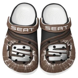 Seat Crocs Clogs Männer Frauen, Geschenk für Seat Fan CAR188032025186 - Braun