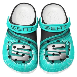Seat Crocs Clogs Männer Frauen, Geschenk für Seat Fan CAR188032025186 - Cyan