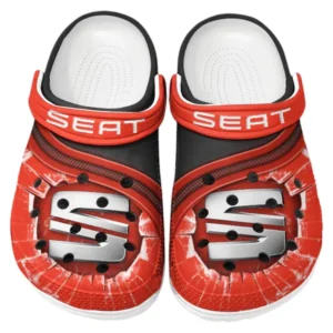 Seat Crocs Clogs Männer Frauen, Geschenk für Seat Fan CAR188032025186 - Rot