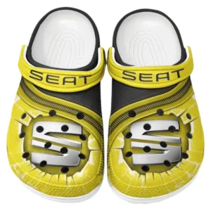 Seat Crocs Clogs Männer Frauen, Geschenk für Seat Fan CAR188032025186 - Gelb
