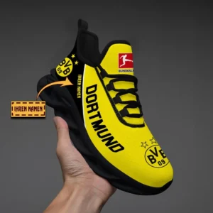 Borussia Dortmund Laufschuhe für Männer, Max Soul Schuhe Borussia Dortmund DBDE7506022026 - Schwarz