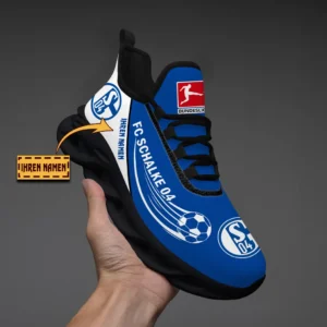 Schalke 04 Laufschuhe für Männer, Max Soul Schuhe Schalke 04 DBDE7606032035 - Schwarz