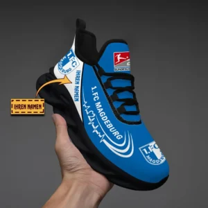 1. FC Magdeburg Laufschuhe für Männer, Max Soul Schuhe 1. FC Magdeburg DBDE7706032036 - Schwarz