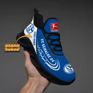 Schalke 04 Laufschuhe für Männer, Max Soul Schuhe Schalke 04 DBDE7706032041 - Schwarz