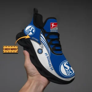 Schalke 04 Laufschuhe für Männer, Max Soul Schuhe Schalke 04 DBDE8306032059 - Schwarz