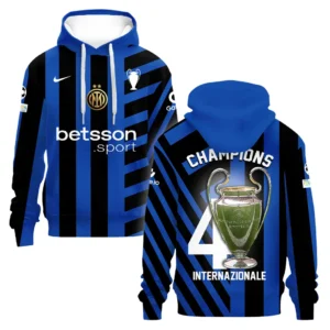 Internazionale Kapuzenpullover UEFA Meistrite Liiga 2025 For Fan Internazionale HVN1034INTR053125HOD