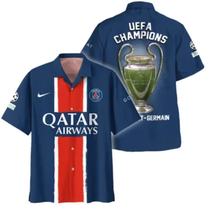 Paris Saint-Germain Hawaiihemd UEFA Meistrite Liiga 2025 For Fan Paris Saint-Germain HVN1034PSG053125HAW