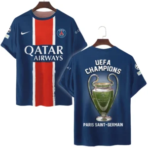 Paris Saint-Germain Hemd UEFA Meistrite Liiga 2025 For Fan Paris Saint-Germain HVN1034PSG053125TS3D