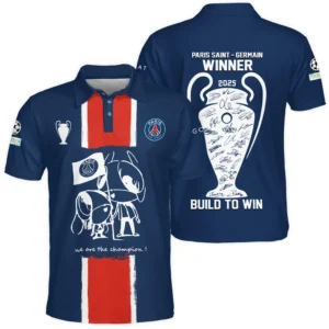 Paris Saint-Germain Polo Hemd UEFA Meistrite Liiga  2025 Für Fan Paris Saint-Germain HVN1035C1WIN060225POS