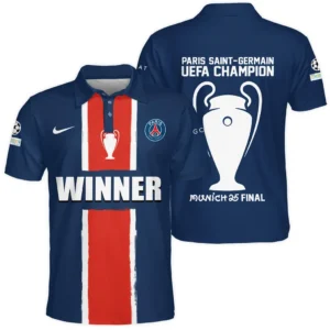 Paris Saint-Germain Polo Hemd UEFA Meistrite Liiga  2025 Für Fan Paris Saint-Germain HVN1036C1060225POS