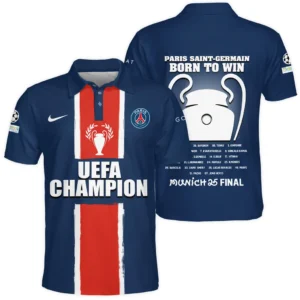 Paris Saint-Germain Polo Hemd UEFA Meistrite Liiga  2025 Für Fan Paris Saint-Germain HVN1037CHAMP060225POS