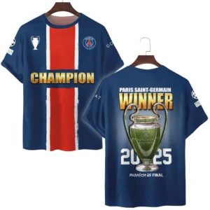 Paris Saint-Germain Hemd UEFA Meistrite Liiga  2025 Für Fan Paris Saint-Germain HVN1039C1060225TS3D