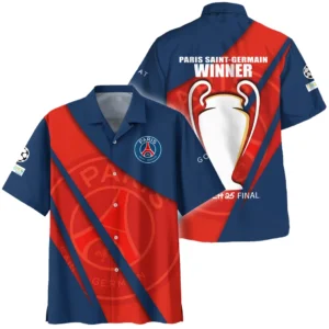 Paris Saint-Germain Hawaiihemd UEFA Meistrite Liiga  2025 Für Fan Paris Saint-Germain  HVN1042C1060325HAW