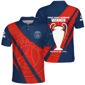 Paris Saint-Germain Polo Hemd UEFA Meistrite Liiga  2025 Für Fan Paris Saint-Germain  HVN1042C1060325POS